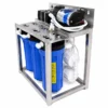 25 LPH commercial RO plant stainless steel frame – view 4