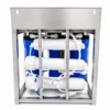 25 LPH commercial RO plant stainless steel frame – view 5