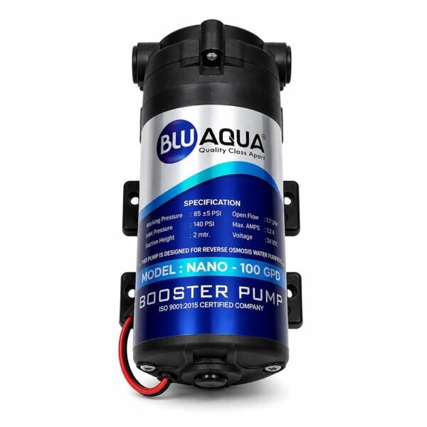 Blu Aqua Nano 100 GPD RO booster pump