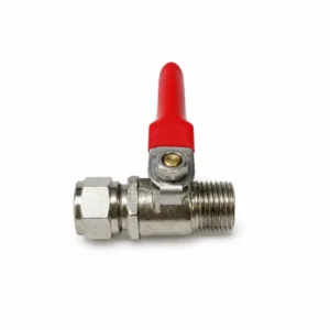 RO inlet ball valve red handle