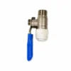 RO metal ball valve blue handle push fit - view 3