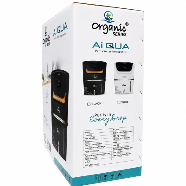 AI QUA Organic White RO cabinet White and black - view 3