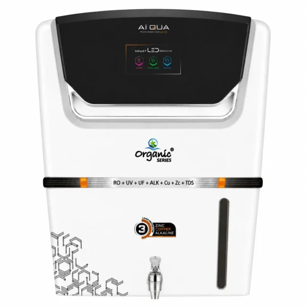 AI QUA Organic White RO cabinet White and black