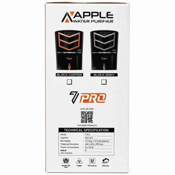 Apple 7 Pro RO cabinet Black with copper accents - view 3