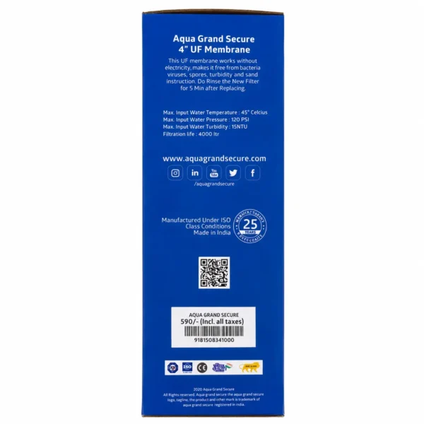 Aqua Grand Secure 4 inch UF membrane - view 3