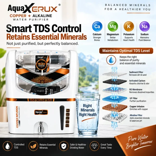 AquaX Crux 12 litre RO UV UF water purifier – view 4