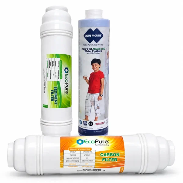 Basic RO Service Kit – 3 Filters (Sediment, Carbon, Alkaline)