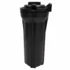 Black 10 inch RO pre-filter housing