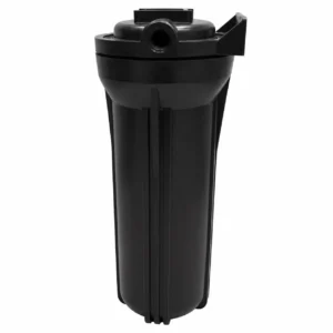 Black 10 inch RO pre-filter housing