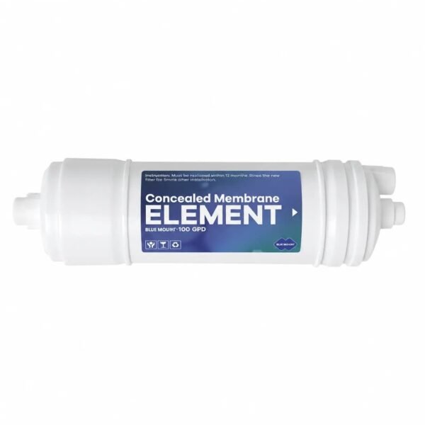 Blue Mount 100 GPD concealed RO membrane
