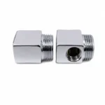 Chrome plated 3 way RO fitting