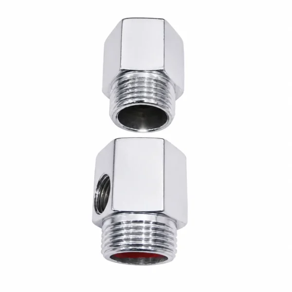 Chrome plated 3 way RO fitting - view 3