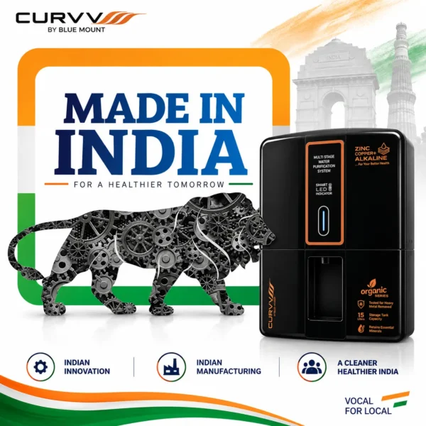CURVV 15 litre RO water purifier black – view 6