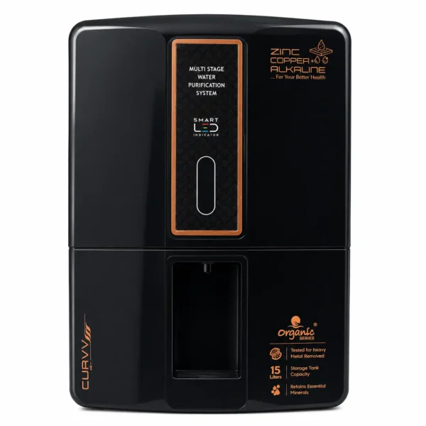 CURVV 15 litre RO water purifier black