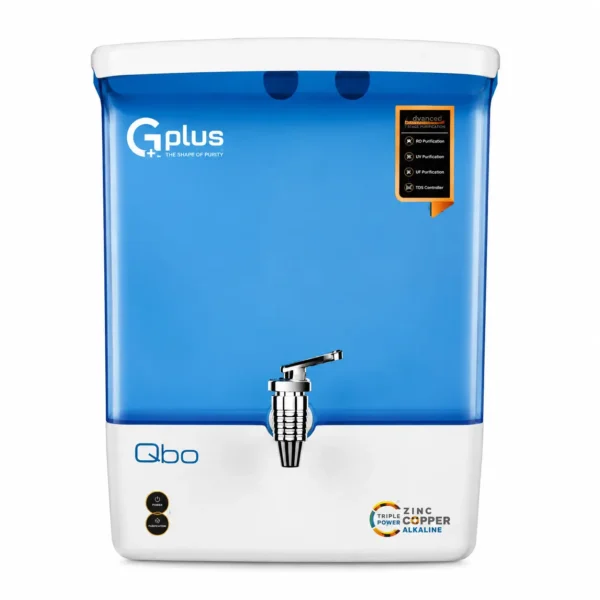 G Plus Qbo RO cabinet Blue and white