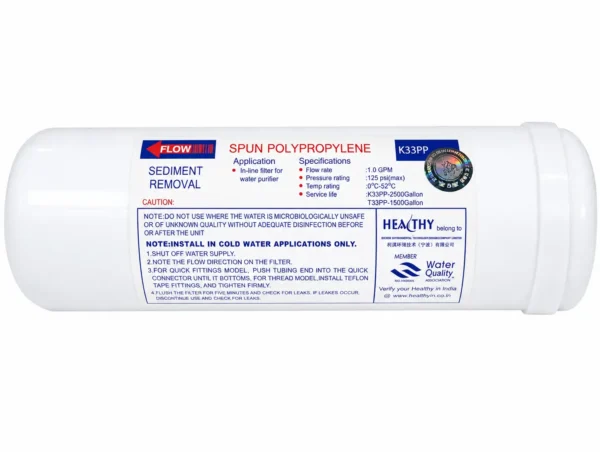 Healthy K33PP inline sediment filter - view 2