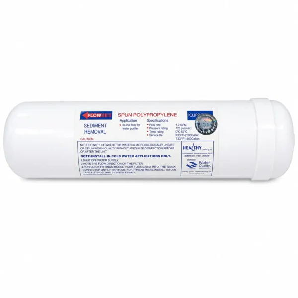 Healthy K33PP inline sediment filter