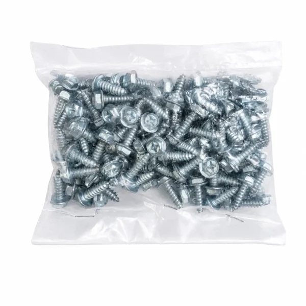 Hex head self tapping screw with washer - view 2