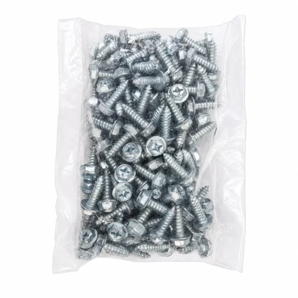 Hex head self tapping screw with washer