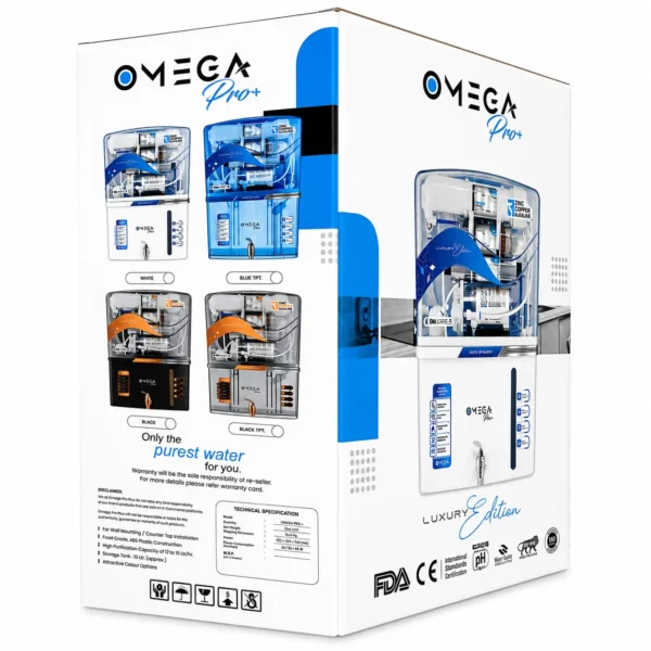 OMEGA Pro+ Luxury White RO cabinet White and blue - view 4