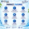 OMEGA Pro+ Luxury Edition RO water purifier transparent cabinet – view 6
