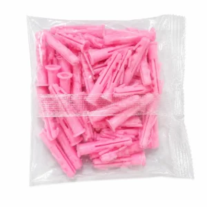 Pink plastic wall plug gitti 50 pcs