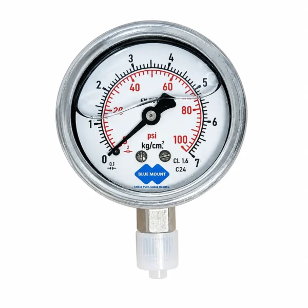 RO pressure gauge 0-100 PSI