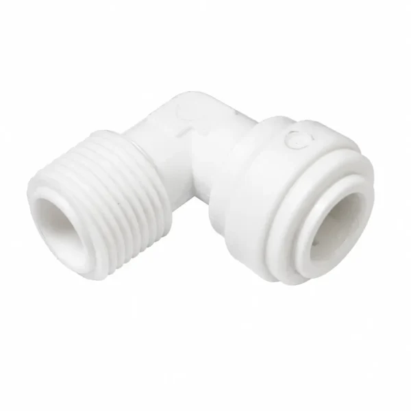 RO pump elbow 3/8 inch push fit