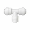 RO tee 1/4 push fit male thread