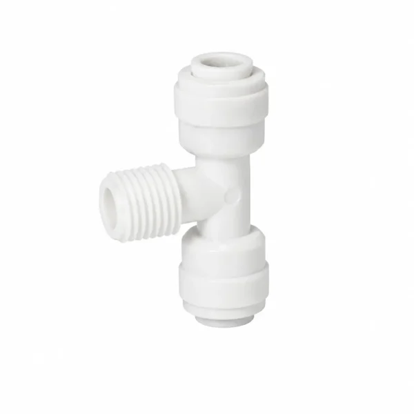 RO tee 1/4 push fit male thread - view 2