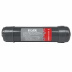 Silver inline carbon filter cartridge