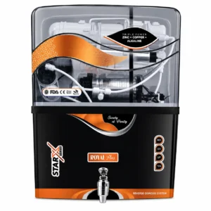 Star X Royal Plus Black RO cabinet Black transparent