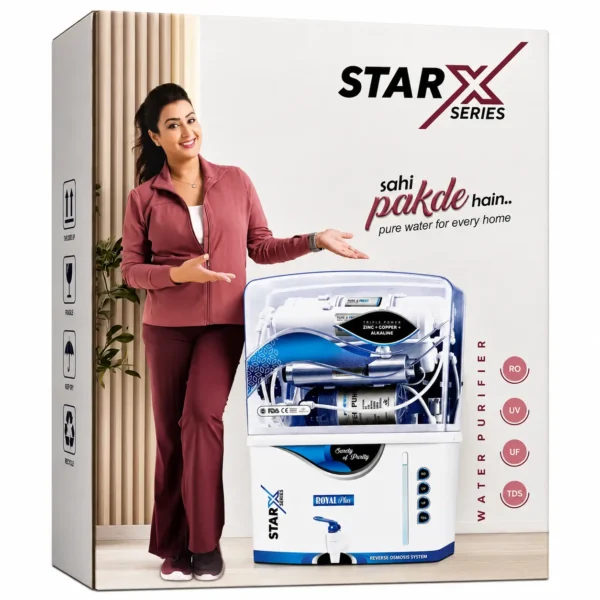 Star X Royal Plus White RO cabinet White and blue - view 2