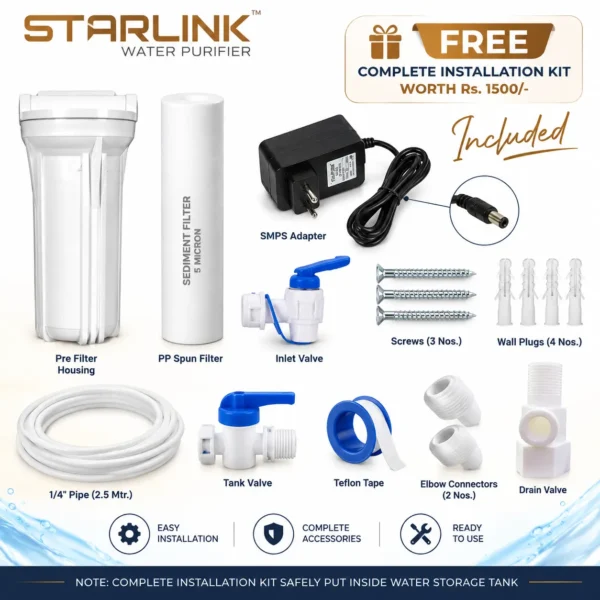 STARLINK RO UV UF water purifier – view 6