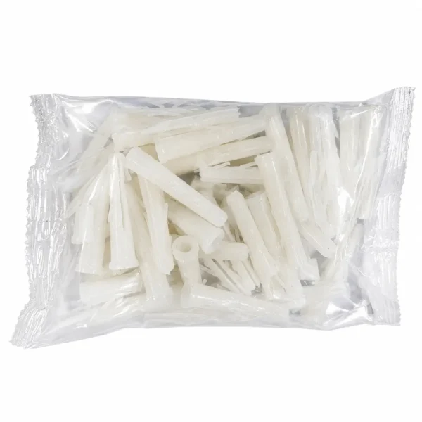 White plastic wall plug gitti 50 pcs