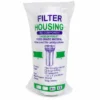 White 10 inch RO pre-filter housing - view 2